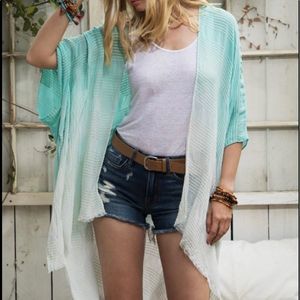 Ruggine Wispy Ombre Kimono